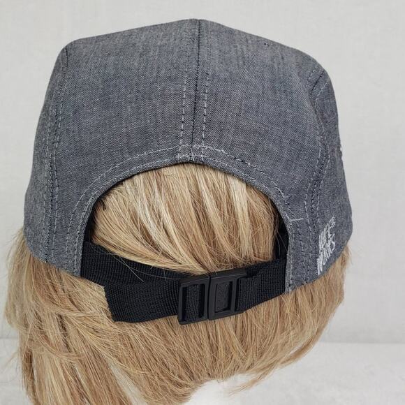Alife Cap Unisex One Size Grey Denim 5 Panel Hat Adjustable Back Alife Works - Picture 5 of 10
